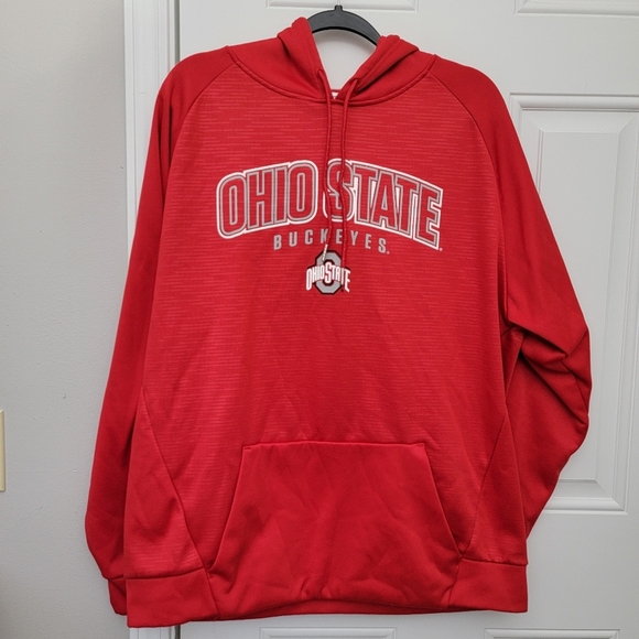 Pro Edge Knights Apparel OSU Ohio State Buckeyes Red Men's Hoodie Size Large - Picture 1 of 10